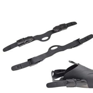 Verstellbarer Flipper Strap für Tauchflossengurte, schnelle und sichere Verriegelungsschnallen, ergonomische Design für Tauchausrüstung