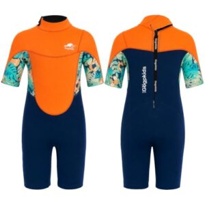 Gogokids Kinder Neoprenanzug Shorty 2,5mm Wetsuit für Jungen & Mädchen - perfekter Begleiter für alle Wasseraktivitäten