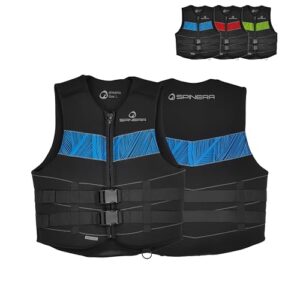 Spinera Relax 2 Neopren Weste, Allround Schwimmweste für SUP, Kajak, Wakeboard, Jetski und mehr, CE-Zertifiziert, Verfügbar XS bis 3XL