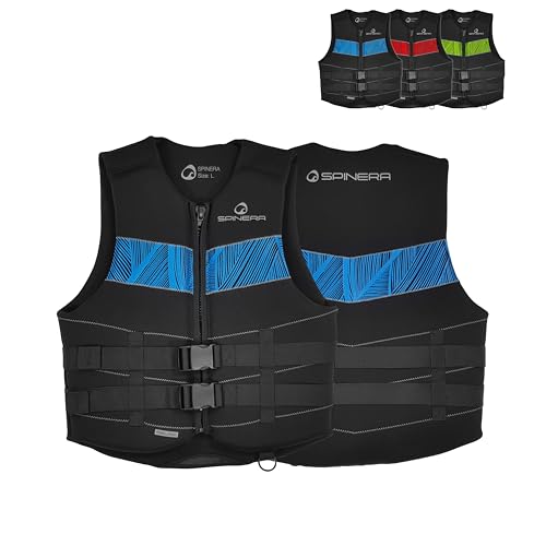 Spinera Relax 2 Neopren Weste, Allround Schwimmweste für SUP, Kajak, Wakeboard, Jetski und mehr, CE-Zertifiziert, Verfügbar XS bis 3XL
