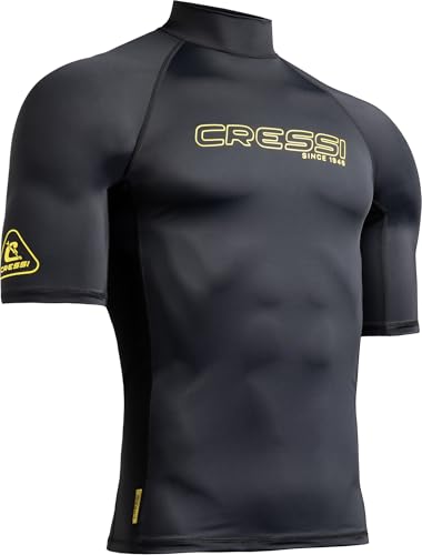 Cressi Sentinel Man - kurzwaffriger Rash Guard für Wassersport und Strandaktivitäten mit UPF 50+ Schutz