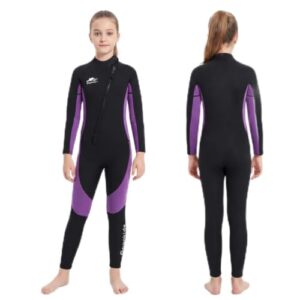 Kinder-Tauchanzug mit UV-Schutz, Neoprenanzug für Jungen und Mädchen, Wärmender Schwimmanzug für Kinder von 2 bis 10 Jahren