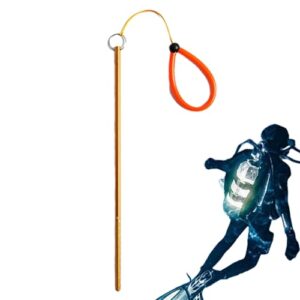Multifunktionale Tauchstange mit Handgelenkschlaufe für Tauchabenteuer, Tauchausrüstung und Unterwasserkommunikation