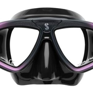 Scubapro Zoom-Maske, Schwarz/Violett, Atemregler für Kaltwasser, Unisex, Erwachsene