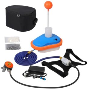 Tauchventilator, wiederaufladbar, von Fluggesellschaften zugelassenes Tauchsystem, wasserdichter Luftkompressor mit 7 m langem Schlauch und Atemregler für Freizeittauchen und Angeln
