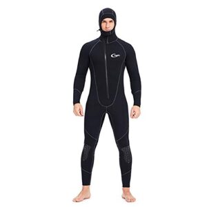 Herren Neoprenwetsuit mit Ultra-Stretch-Technologie, optimal für kaltes Wasser und Tauch-, Schnorchel- und Surferfahrungen, Ganzkörperabdeckung, UV-Schutzbeschichtung und leichtes Anziehen