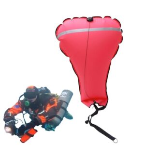 Lift-Bag - Sicherheitstasche mit hoher Sichtbarkeit, praktisches Tauchzubehör für Unterwasser-Tauchen und Schnorcheln