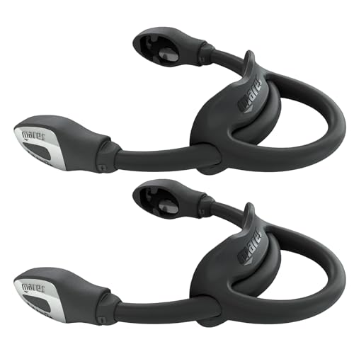 Mares Bungee Straps Tauchriemen Unisex Erwachsene Schwarz S - Hochwertiger und praktischer Tauchriemen für Erwachsene mit schwarzer Farbe und schnellen Verbindungsbügeln