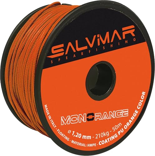 Salvimar Mono, unisex Erwachsenen-Lenkrolle - Orange, Durchmesser 1,20 mm x 50 m