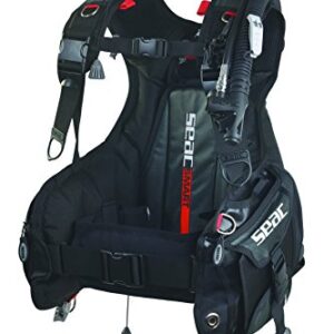 Seac Smart Tarierjacket, super leichte und widerstandsfähige Tauchjacke für professionelle Taucher mit hoher Widerstandsfähigkeit und Vielzahl von Equipment